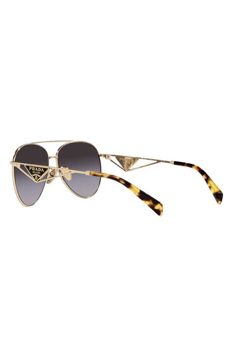 prada sunglasses gold bar|58mm gradient pilot sunglasses Prada.